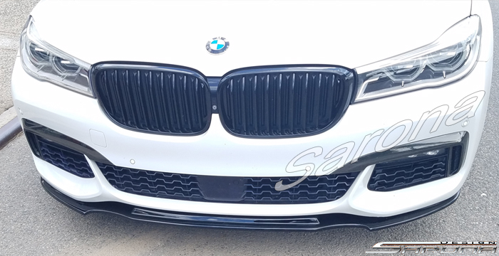 Custom BMW 7 Series  Sedan Front Add-on Lip (2016 - 2019) - $390.00 (Part #BM-091-FA)